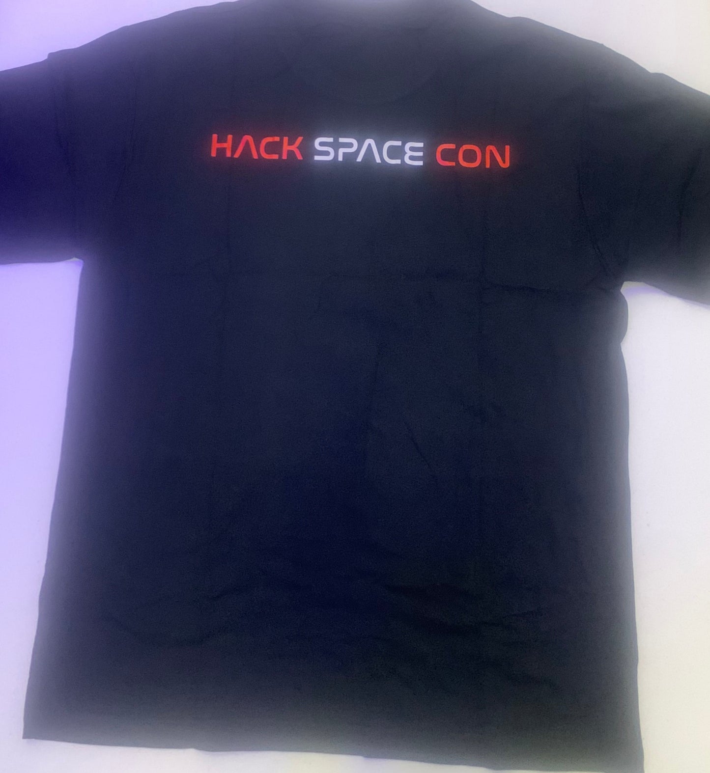 Hack Space Con 2024 Green Shuttle T-Shirt Black