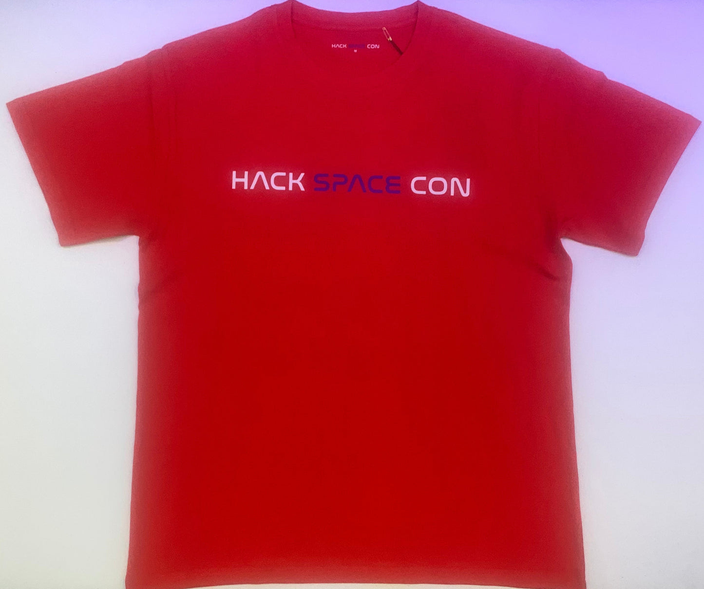 Hack Space Con 2024 Cyan Saiyan T-Shirt Red