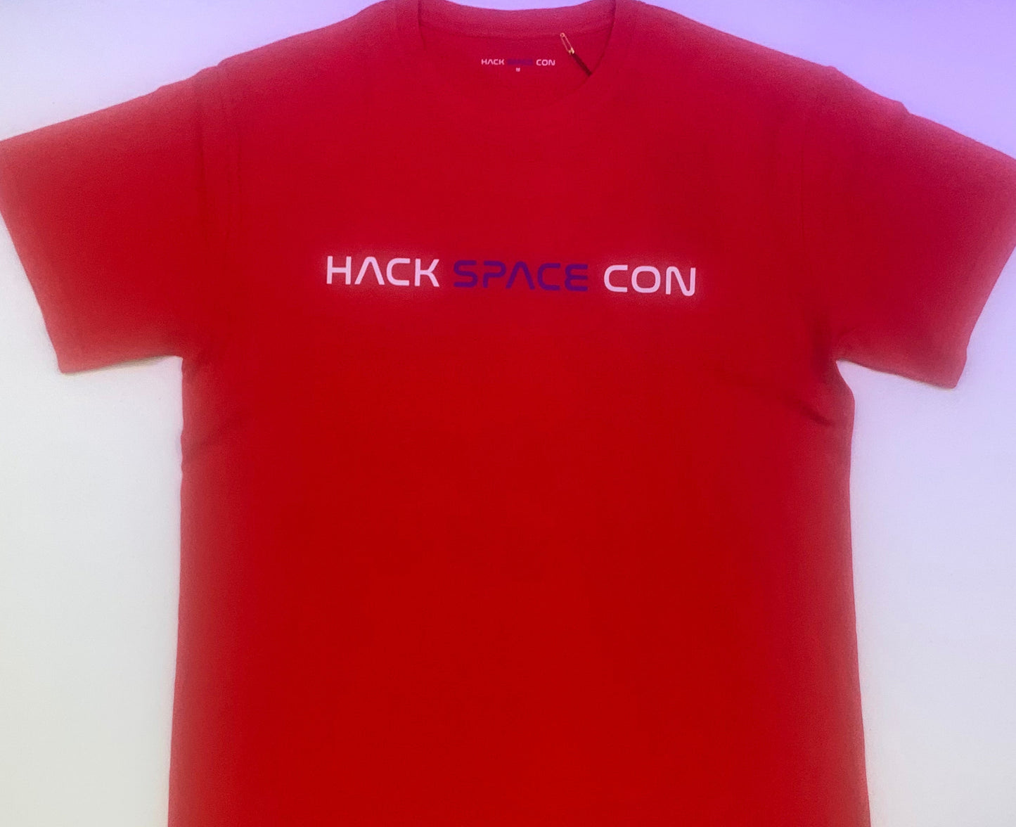 Hack Space Con 2024 Metal Orbit T-Shirt Red