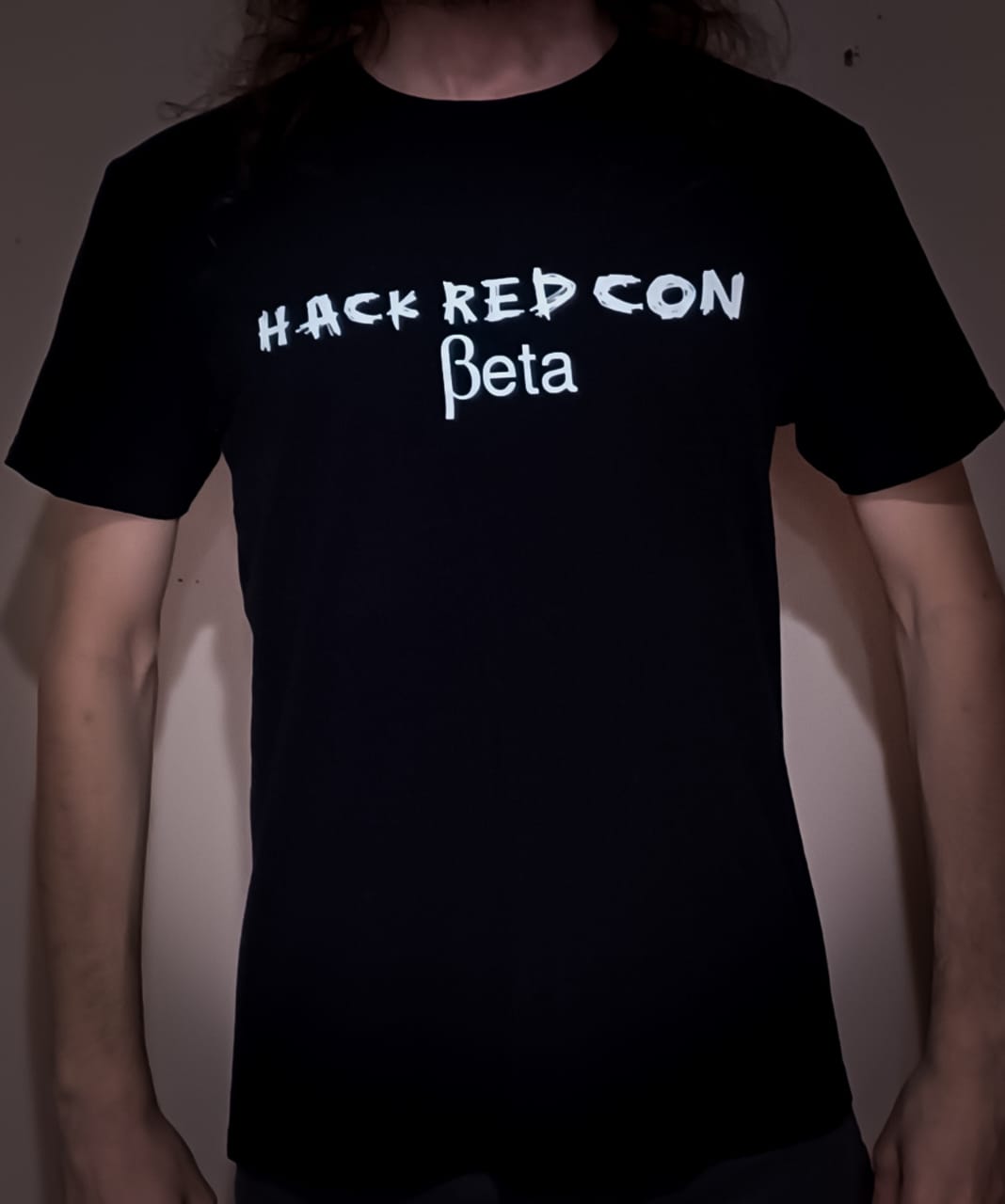 Hack Red Con 2022 Beta Original Design On Front T-Shirt Black